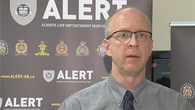 L’inspecteur Dave Dubnyk de l’unité de la protection de l’enfance des équipes policières intégrées de l'Alberta. Photo : CBC News