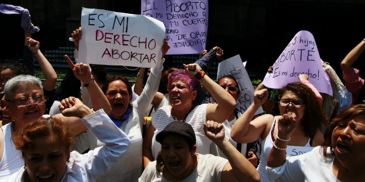 Au Mexique, le droit à l'avortement est redevenu un combat pour les femmes.@ Hector GUERRERO / AFP