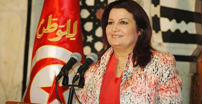 Samira Maraï, ministre de la femme, de la famille et de l'enfance. 