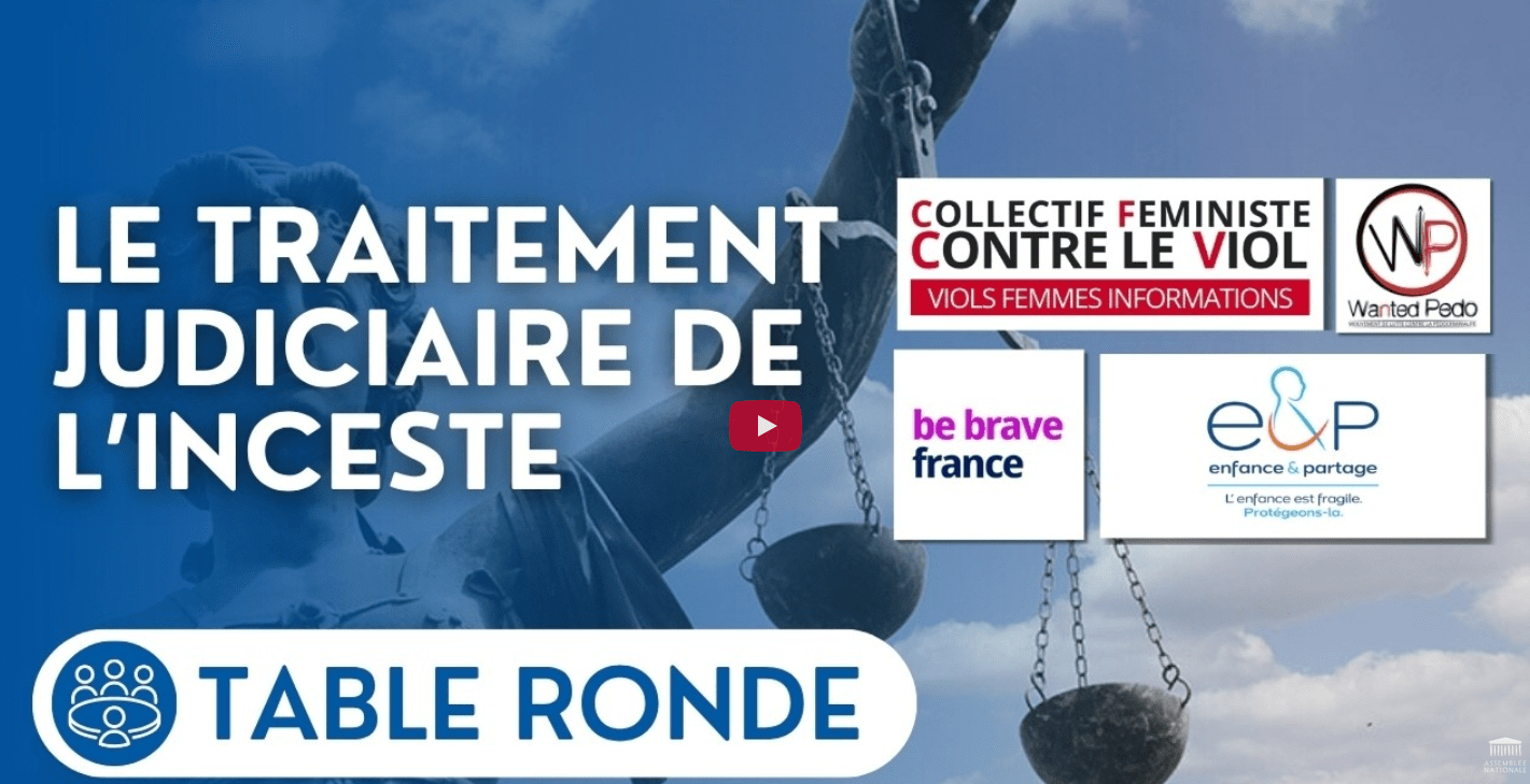 Wanted Pedo témoigne lors de la commission d’enquête parlementaire sur l’inceste parental 2026