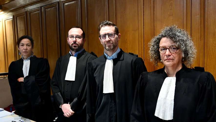 PHOTO CLAUDE BOYER / L'INDEPENDANT / ASSISES DE L' AUDE / AVOCATS PARTIES CIVILES /